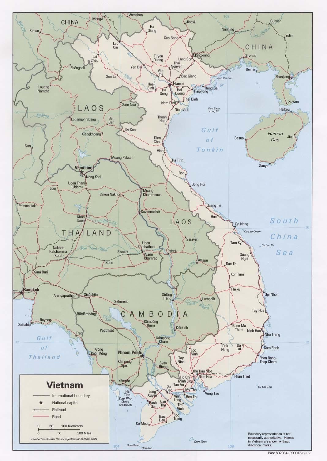 Kort af ho chi minh-port
